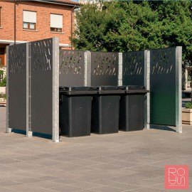 Guardacontenidors d'Acer Modular Venècia